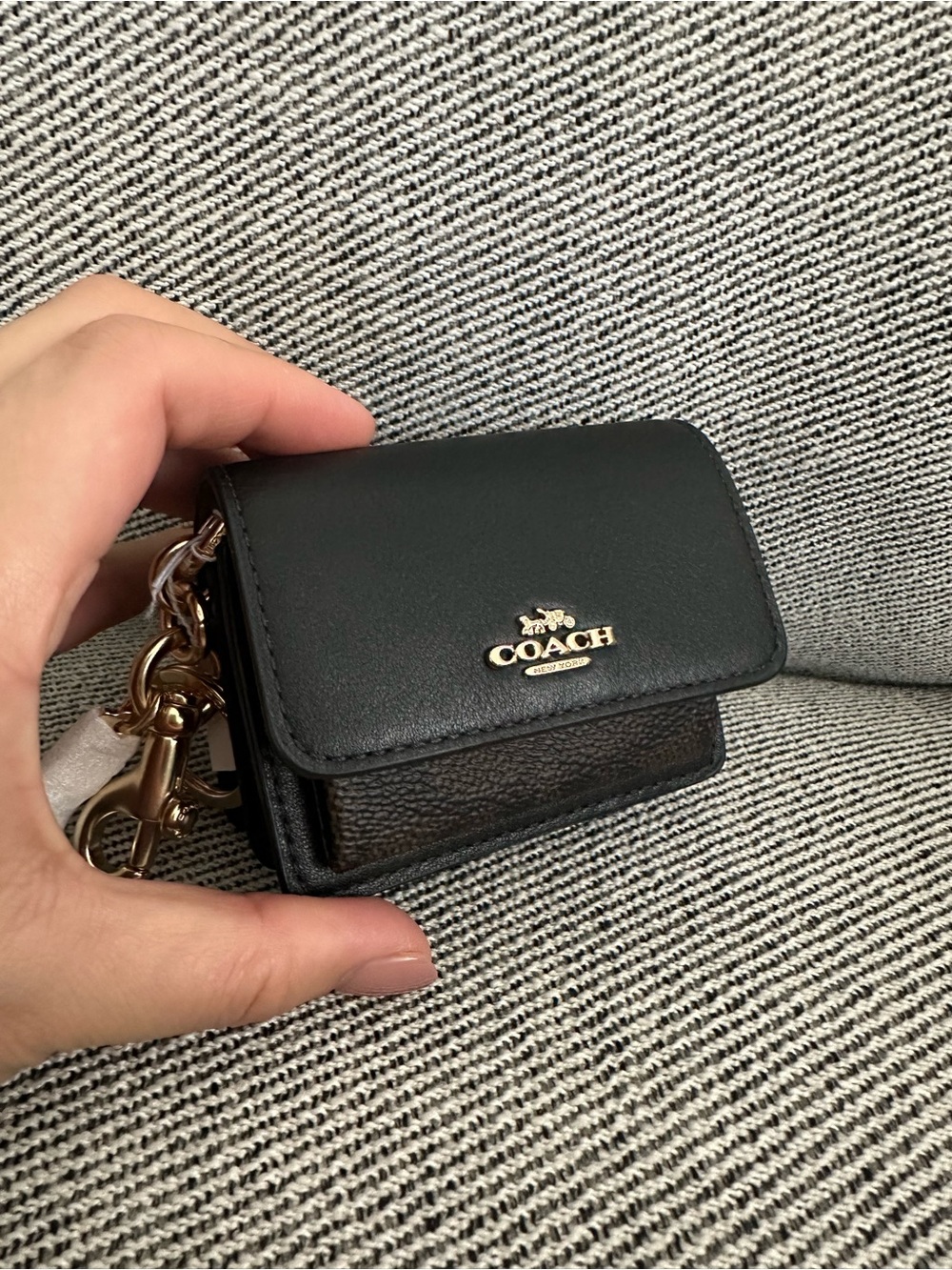 Coach Mini Klare Bag Charm In Signature Canvas CBK69 NWT - Picture 8 of 8